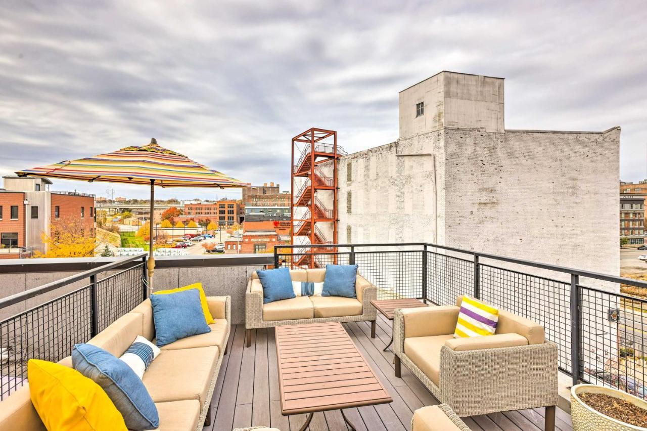 Downtown Condo With Rooftop Patio And City Views! Omaha Esterno foto