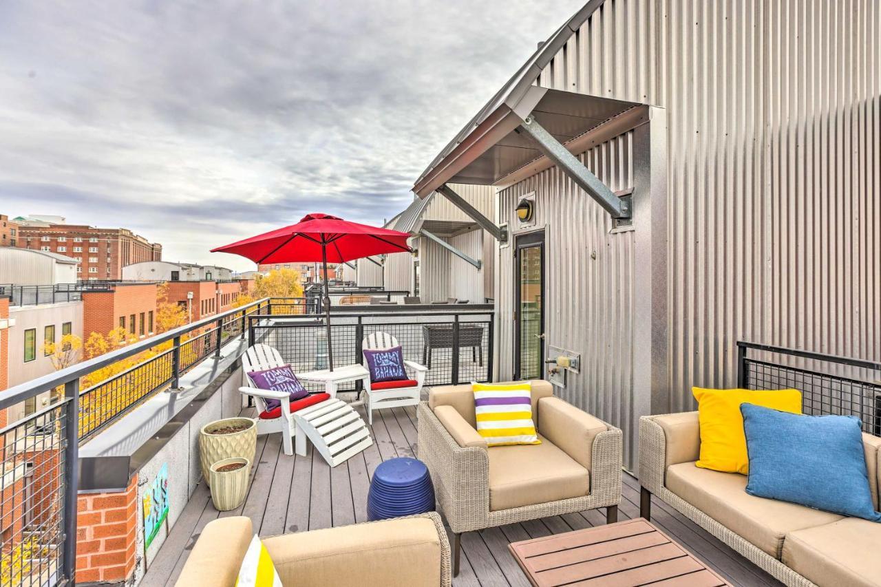 Downtown Condo With Rooftop Patio And City Views! Omaha Esterno foto