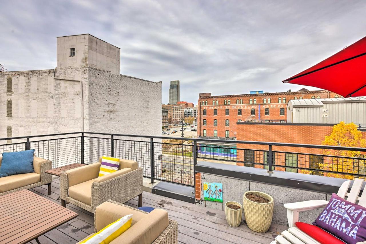 Downtown Condo With Rooftop Patio And City Views! Omaha Esterno foto